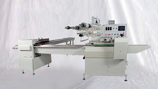 biscuits on edge packing MC snack food arranging feeding flow wrapper Bisküvi paketleme makinesi