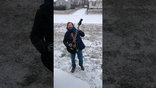 “Exigent Business” on Acoustic Bass in the Snow! ❄️ @Firkenstein