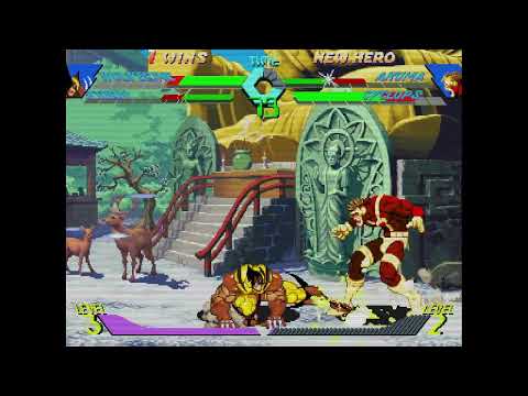 X-Men vs. Street Fighter - Wolverine, Storm vs. Akuma, Cyclops 4