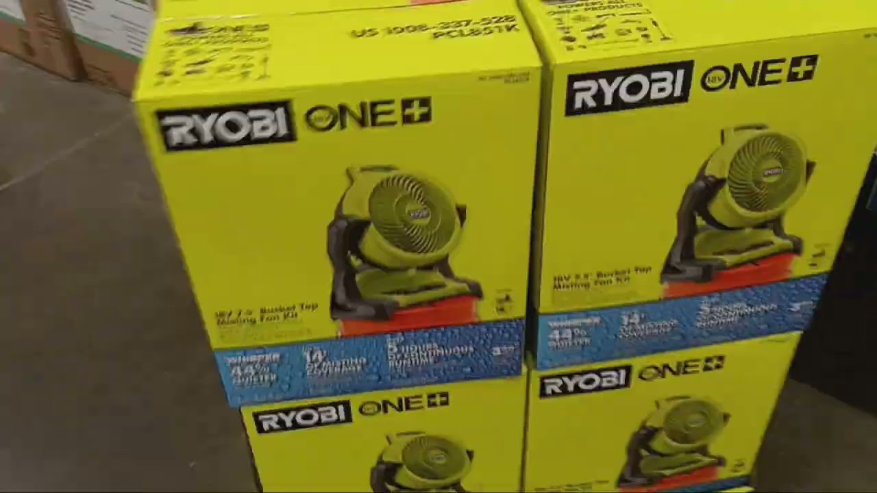 2025 Home Depot Portable Fan Display!