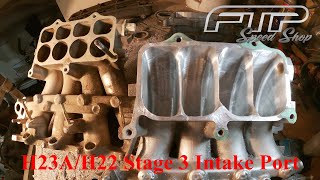 H23 Vtec Stage 3 Intake Porting Part 1