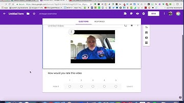 Google Forms - Embed a Video into a Form