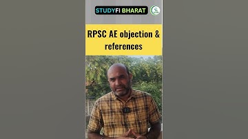 RPSC AE (Pre) objections & references#studyfibharat  #rpscaen #rpscaeexam #rpscaen #shorts