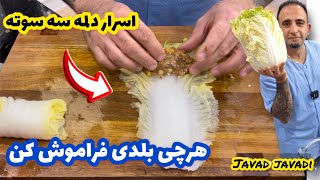 How to make Iranian dolma دلمه اصیل و آسون اینجوری درست کن جوادجوادی