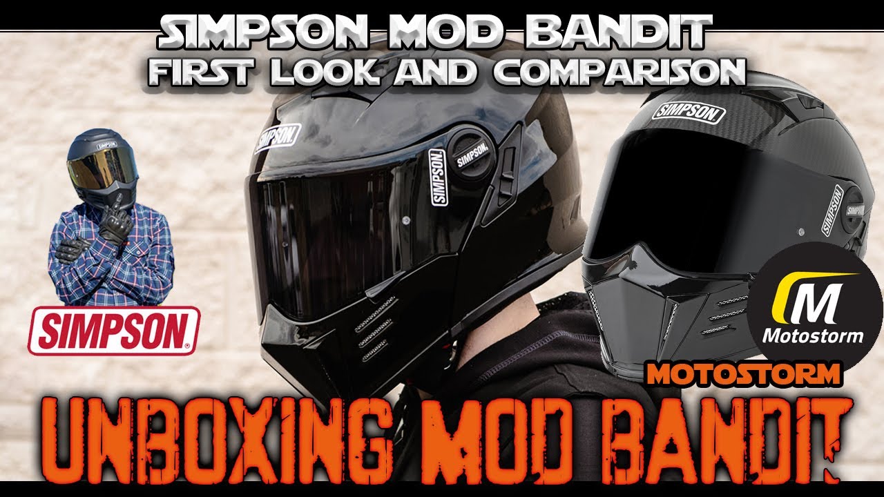 Simpson Mod Bandit / Darksome Unboxing and First Look Motostorm