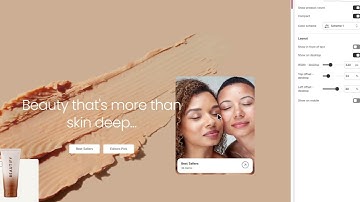 BEAUTIFY- Shopify Theme: Collage Hero Section