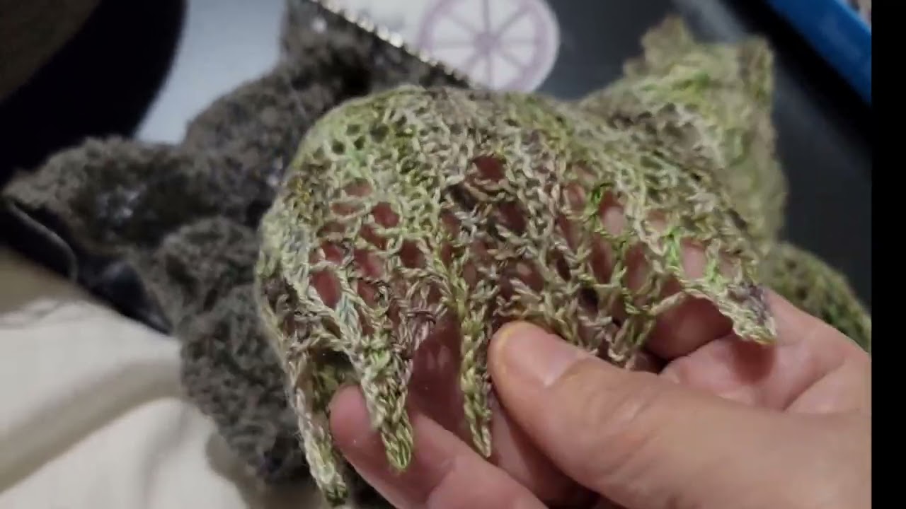 Starting a Shetland Hap Shawl