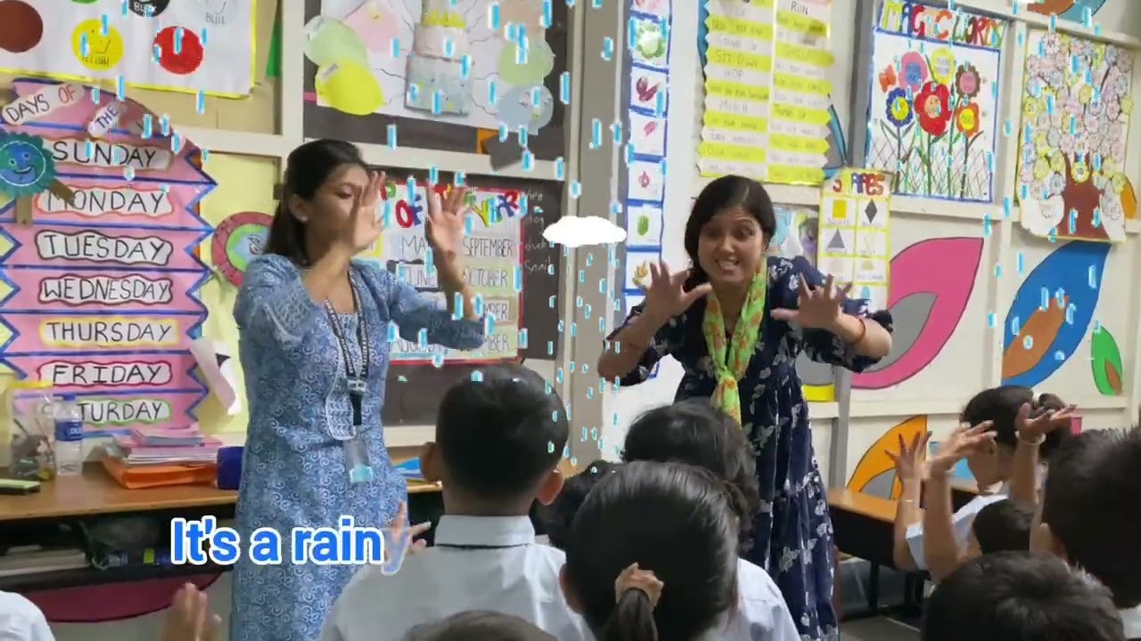 Action Rhyme / Какая погода 🌞☁️🌬️🌧️