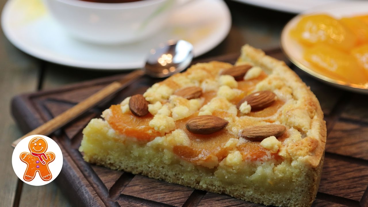 ⁣Немецкий Пирог с Абрикосами ✧ German Almond Apricot Cake (English Subtitles)