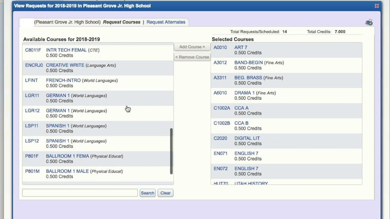 7th-grade-course-request-pleasant-grove-jr-high-youtube