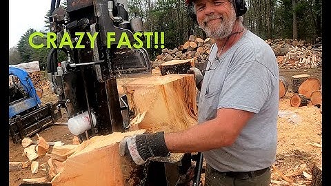 Fastest Woodsplitter On YouTube