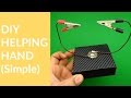 DIY Helping hand for soldering and elec.(SIMPLE & CHEAP)