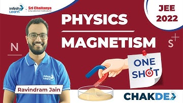 Magnetism in One Shot || Chak De || #JEEPhysics 2022 || Ravindram Sir || Infinity Learn
