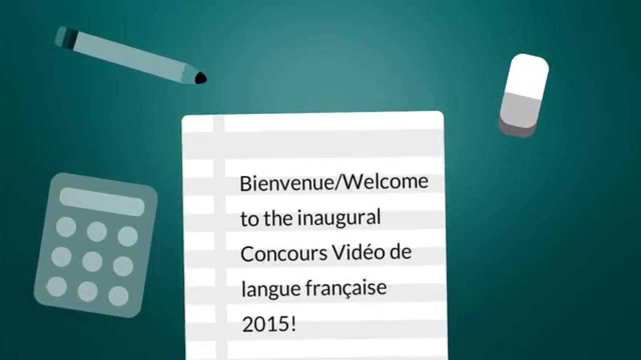 Concours Vidéo de langue française 2015