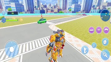 Spider Robot Game: Space Robot Transform Wars | cyborg gun battle - robot city