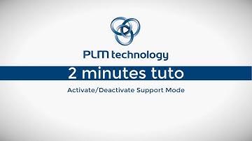 2-min Tuto: Activate Deactivate Support Mode