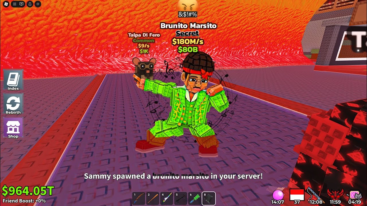 Brunito Marsito Ai Brainrot in Tsunami Map mode - Steal a Brainrot