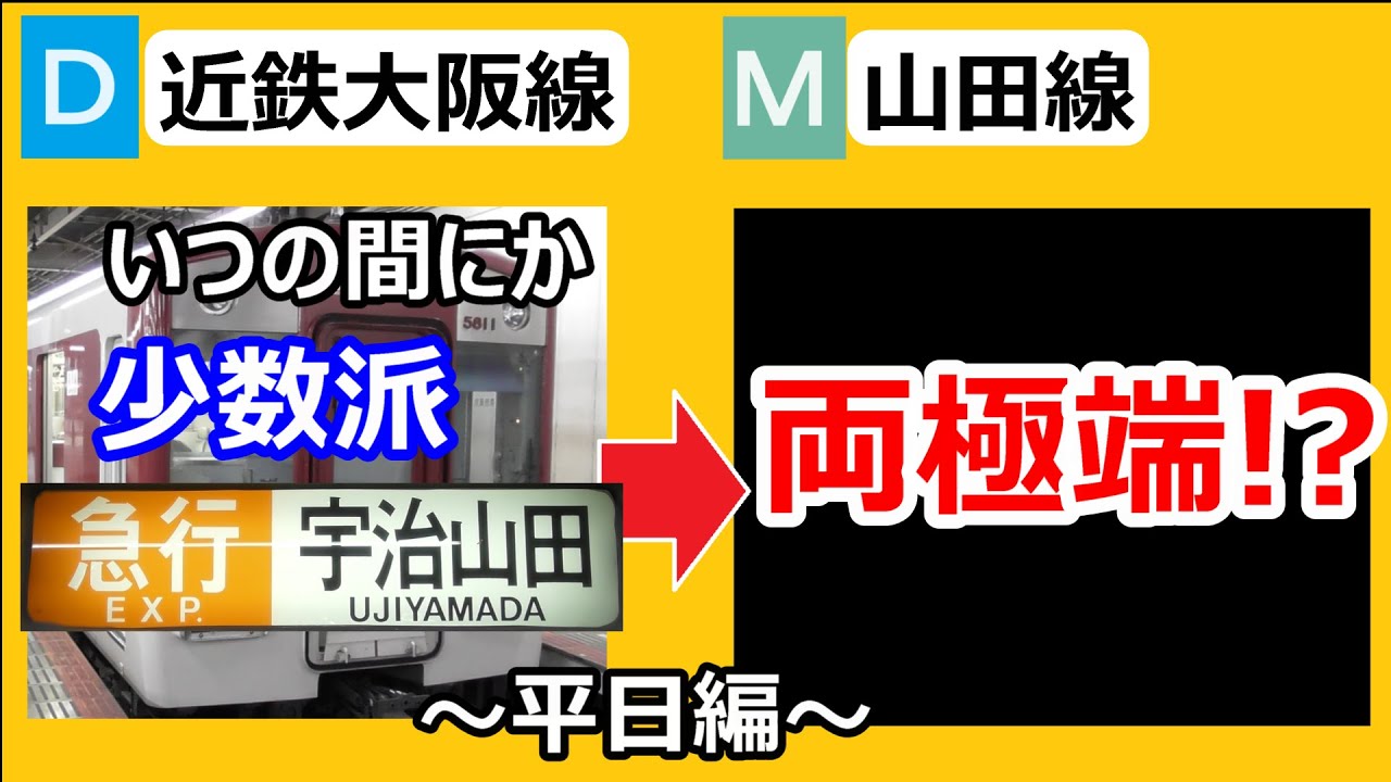 【わざわざ】近鉄大阪線　平日、大阪上本町発　急行宇治山田行きの行きつく先を調べてみたら、両極端な結果に!?（※個人の見解です）