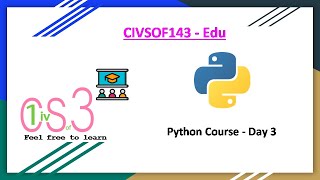 CIVSOF143-edu Python Day-3 (part - 1)