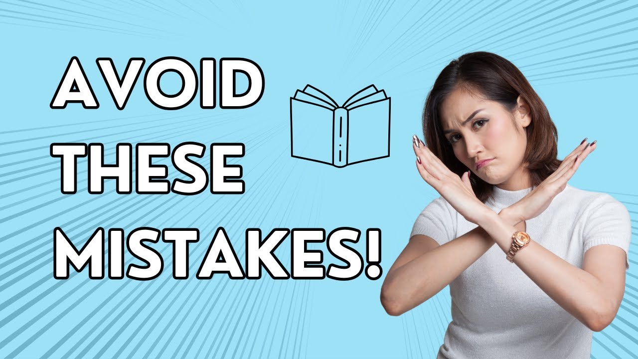 5 Biggest Mistakes to Avoid When Self Publishing Your Book - YouTube