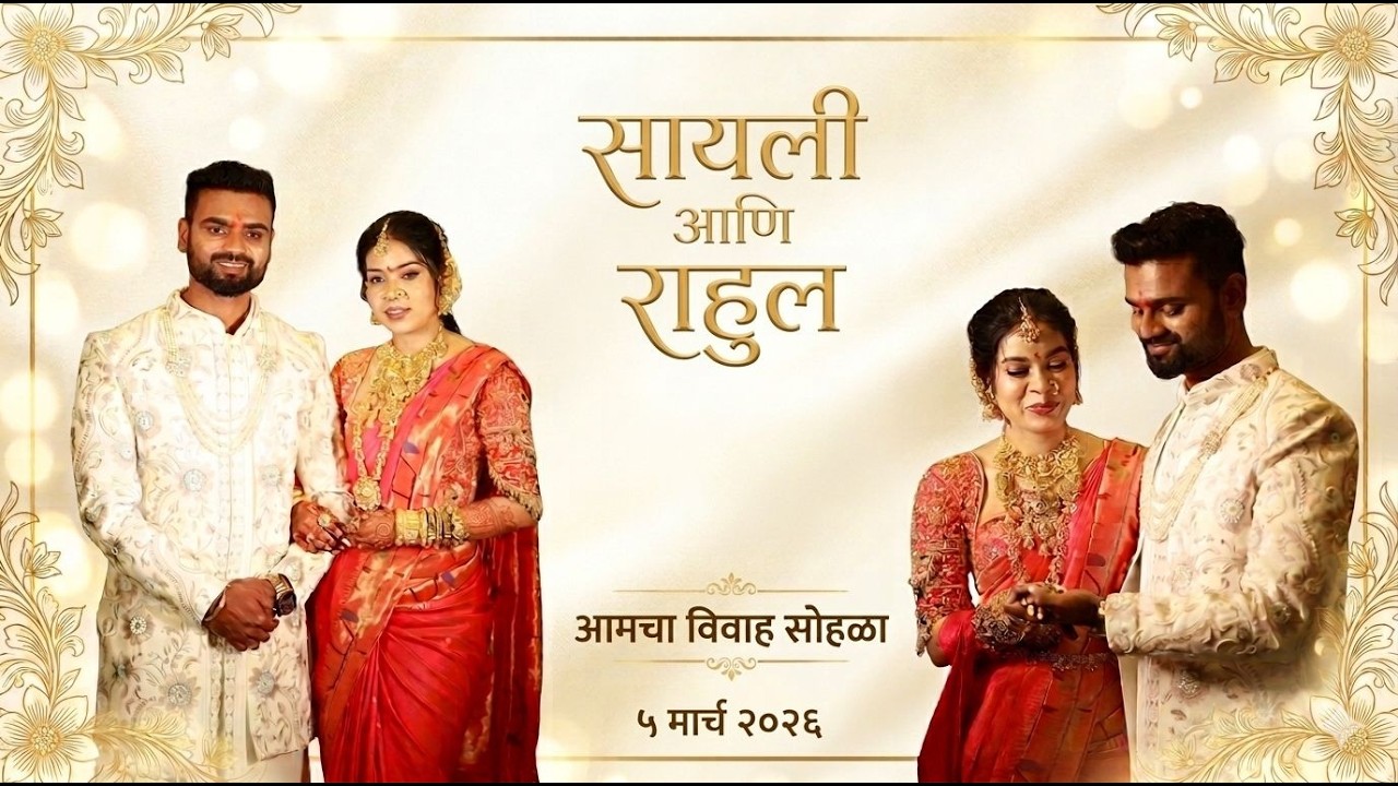 चि.सौ.का. चि. सायली चि. राहूल यांचा शुभ विवाह सोहळा | म्हारळ | २०२६