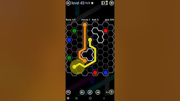 How To Solve Flow Free Hexes Scattered Pack Level 43 9x9 Board Walk Through Solution Walkthrough