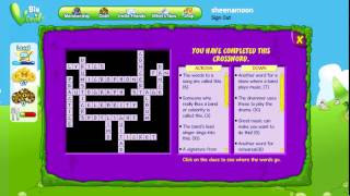 Bin weevils music mania crossword