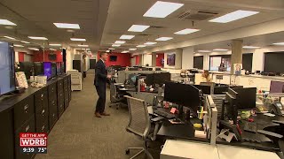 Jude Redfield takes viewers on a tour of the WDRB newsroom