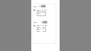 Show that a₁, a₂,... , aₙ, ... form an AP where aₙ  (ii) aₙ = 9 - 5n. s15=? #shorts #ap