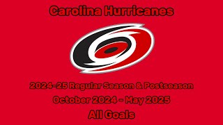 Carolina Hurricanes | 2024-25 Season | All 310 Goals