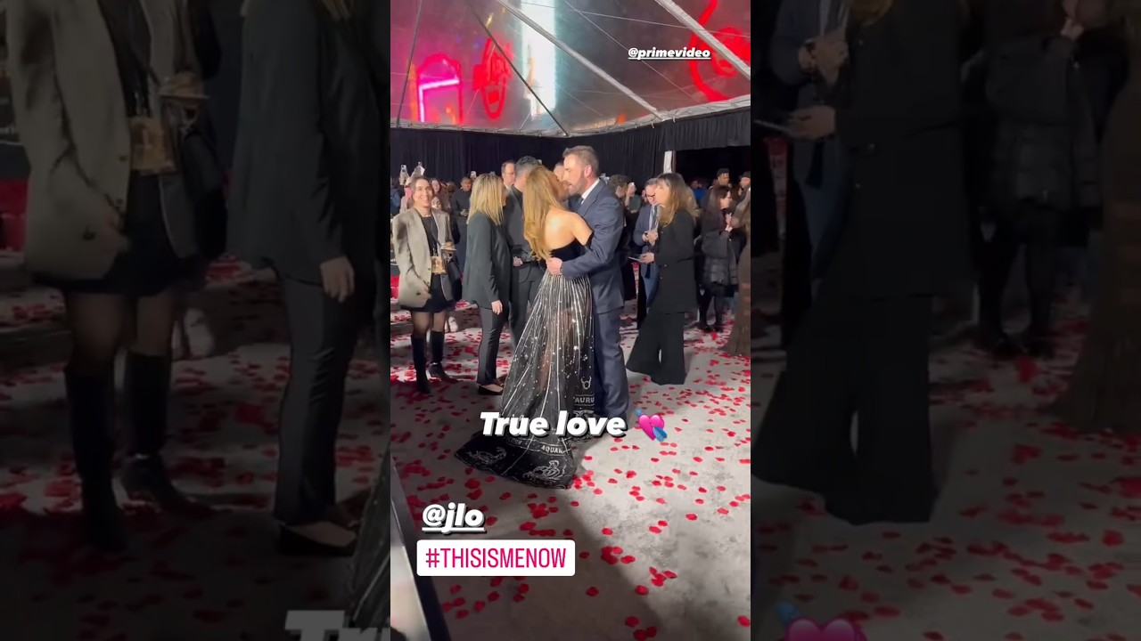 Jennifer Lopez & Ben Affleck at the This Is Me Now premiere in February. 