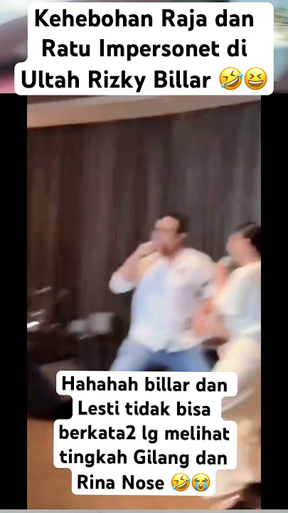Lucunya Gilang Dirga dan Rina Nose di Ultah Billar #gilangdirga #rinanose #reelshorts #lestibillar