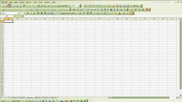 VBA (Excel 2003) Scenario 1.avi