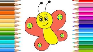 Kids Coloring Fun | Color Butterfly | Learning Video for children | educational Kids Coloring Fun | Color Butterfly | Learning Video for children | educational