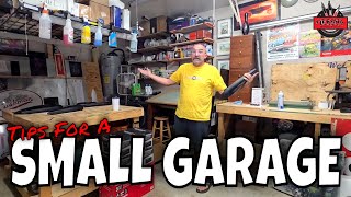 Tips for working a small garage space