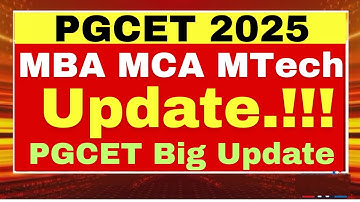 PGCET 2025 Option Entry Date | PGCET 2025 | KEA PGCET 2025 Option Entry Schedule| PGCET 2025 Updates
