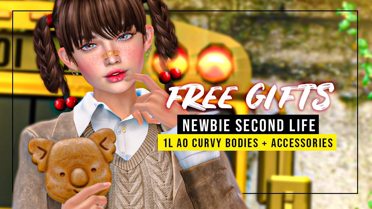 Second Life Newbie FREE GIFTS | 1L KUPRA AO Gift | Free Lelutka Skin + accessories