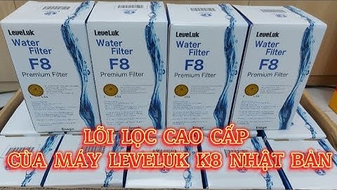 Lõi lọc cao cấp Leveluk F8 của máy lọc nước ion kiềm Kangen Leveluk K8 - Enagic. Zalo 0973 525 002