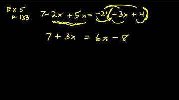 MATH 101 2.5 Solving Equations pt. 2