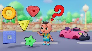 Farklı Şekiller Şarkısı Kare, Üçgen, Yıldız Ve Daha Fazlası Mini Mini Kids
