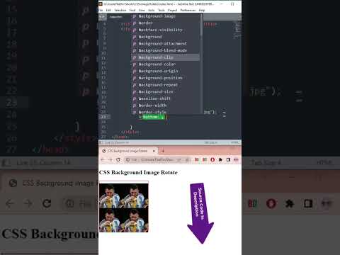 Video: Bagaimana cara memutar gambar di css3?