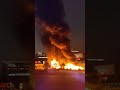 Fire 🔥 L. A. Homeless Camp goes up in flames - Los Angeles