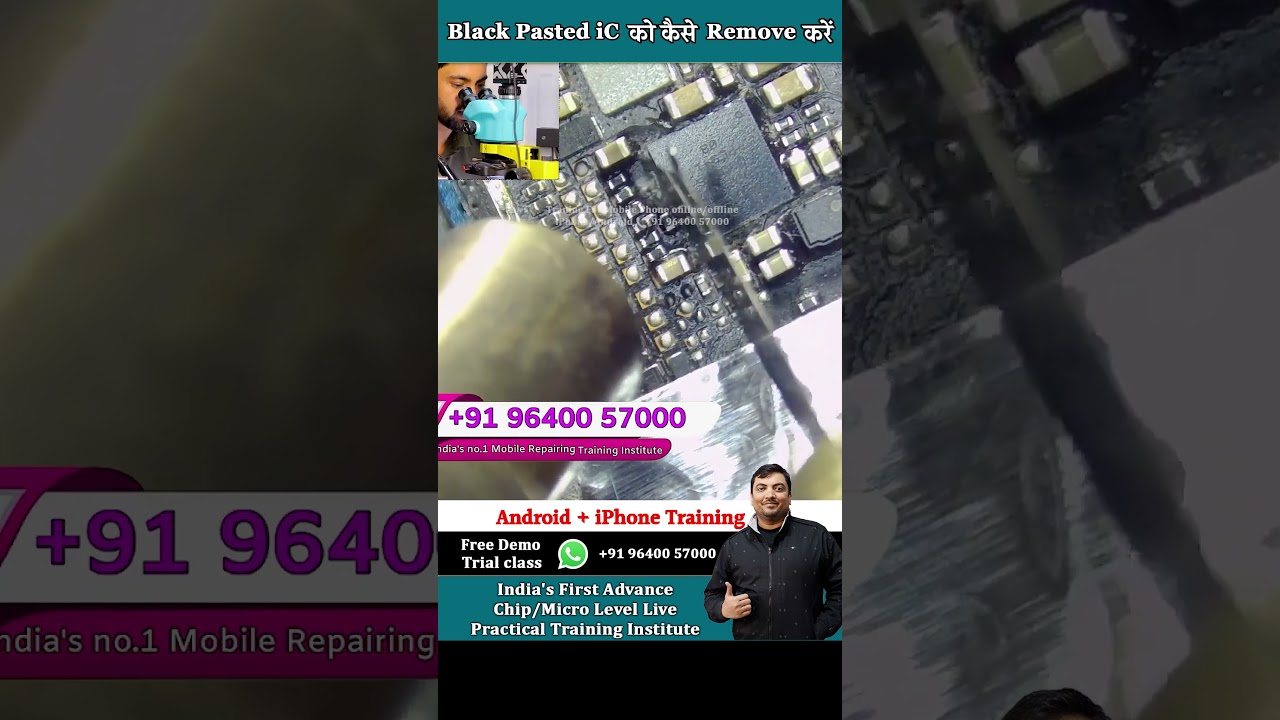 Black pasted ic remove || Black pested CPU Remove 