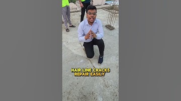 Why Slab Gets Cracks? Hairline Crack Repair Method Explained | Civil Engineering Tips #construction