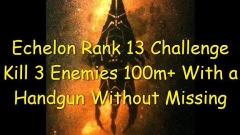 Ghost Recon Breakpoint Echelon Rank 13 Challenge 3 Kills With A Handgun Over 100m Without Missing