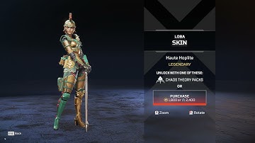 Haute Hoplite Loba | Chaos Theory Event | Apex Legends