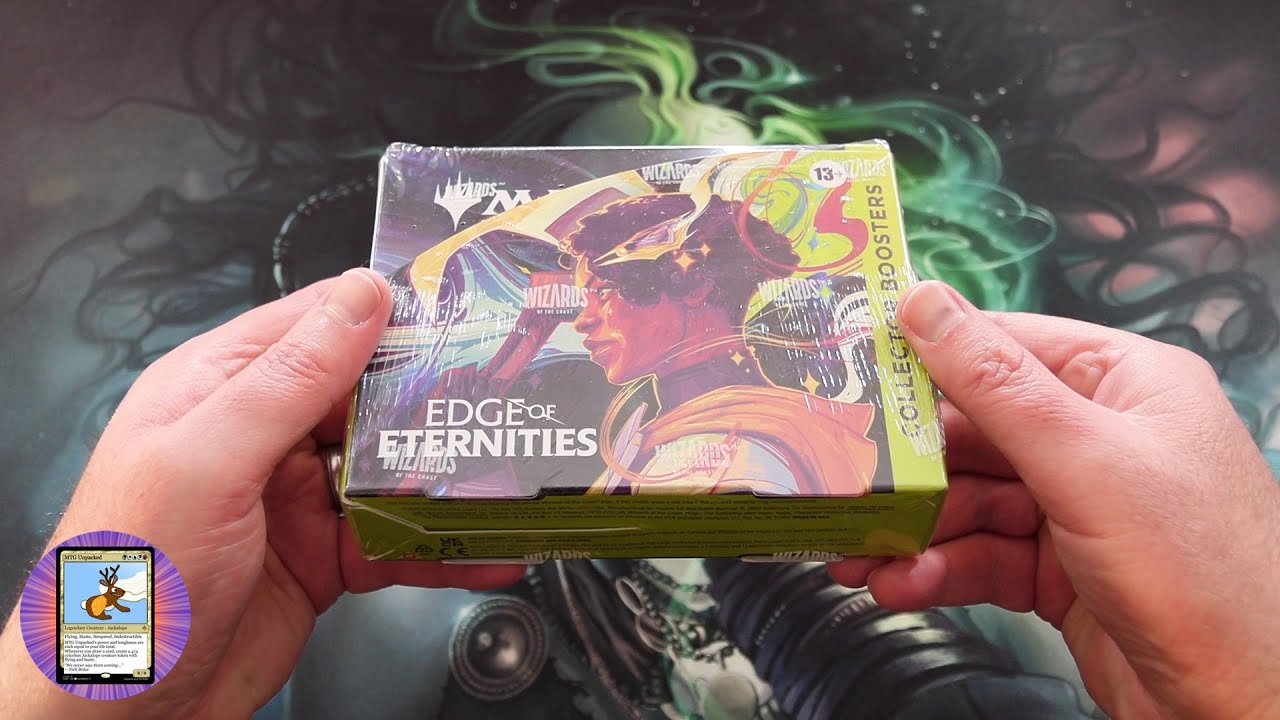 edge of eternities collector booster box tcgplayer Magic: The Gathering Play and 1 Borderless Land cards Magic: The Gathering Edge of