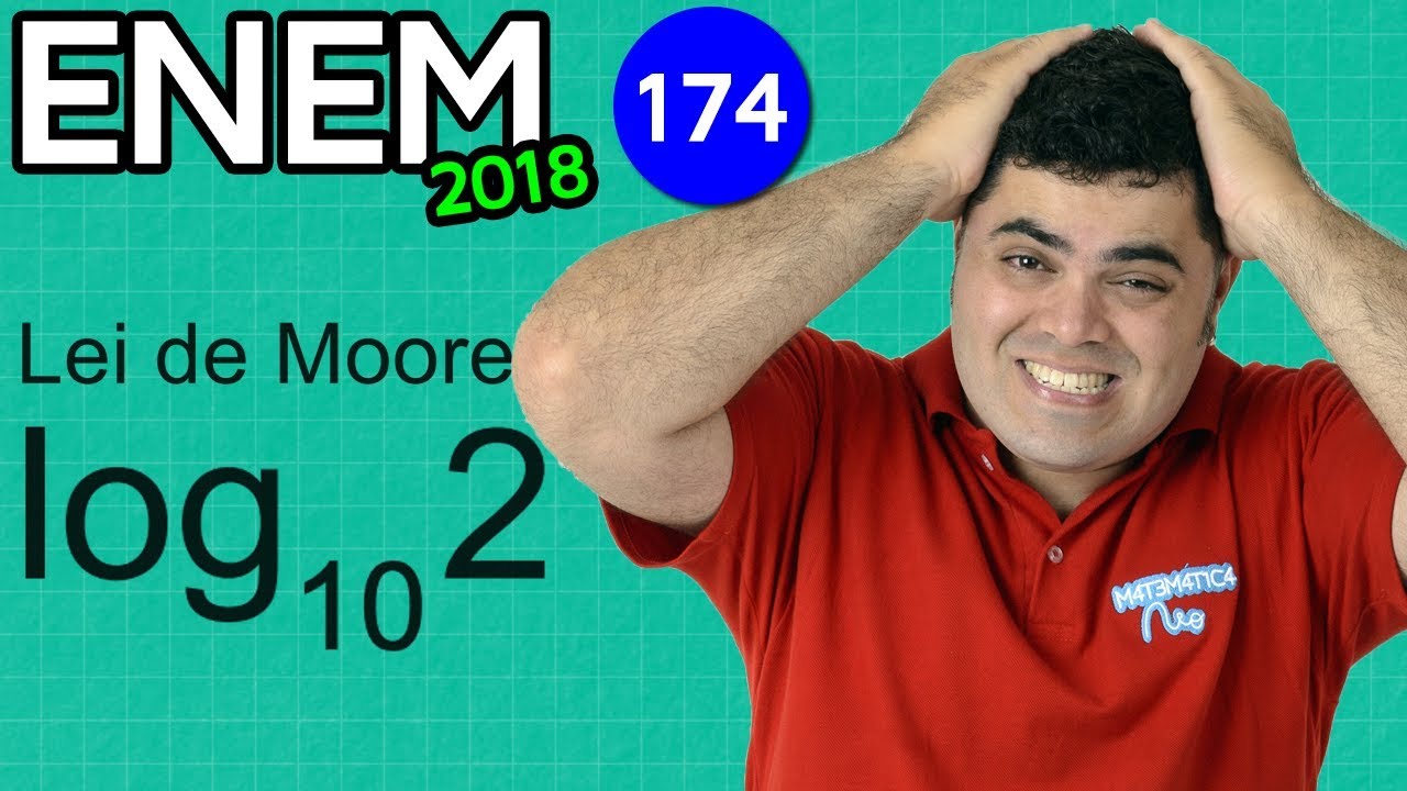 🔥 ENEM 2018 Matemática 174 👉🏻 Propriedades dos Logaritmos na Densidade dos Transistores