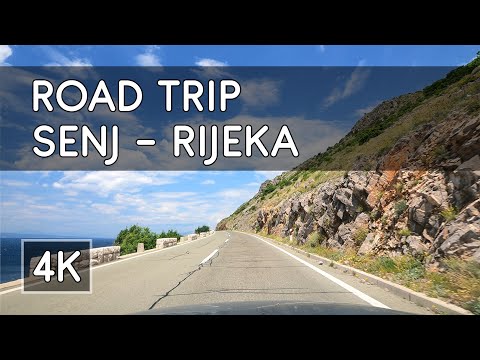 Road Trip: Senj to Rijeka, Croatia - 4K UHD Virtual Travel