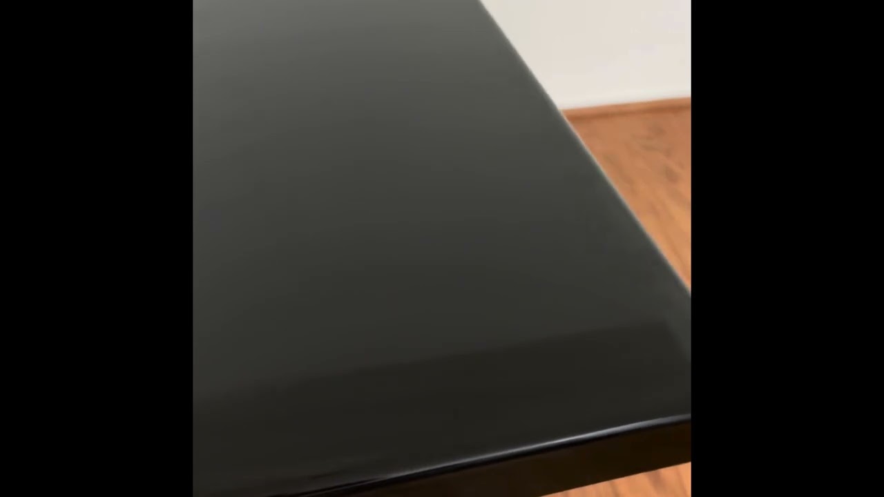 Black Resin Table ✨ Handcrafted by Edgewood Art 